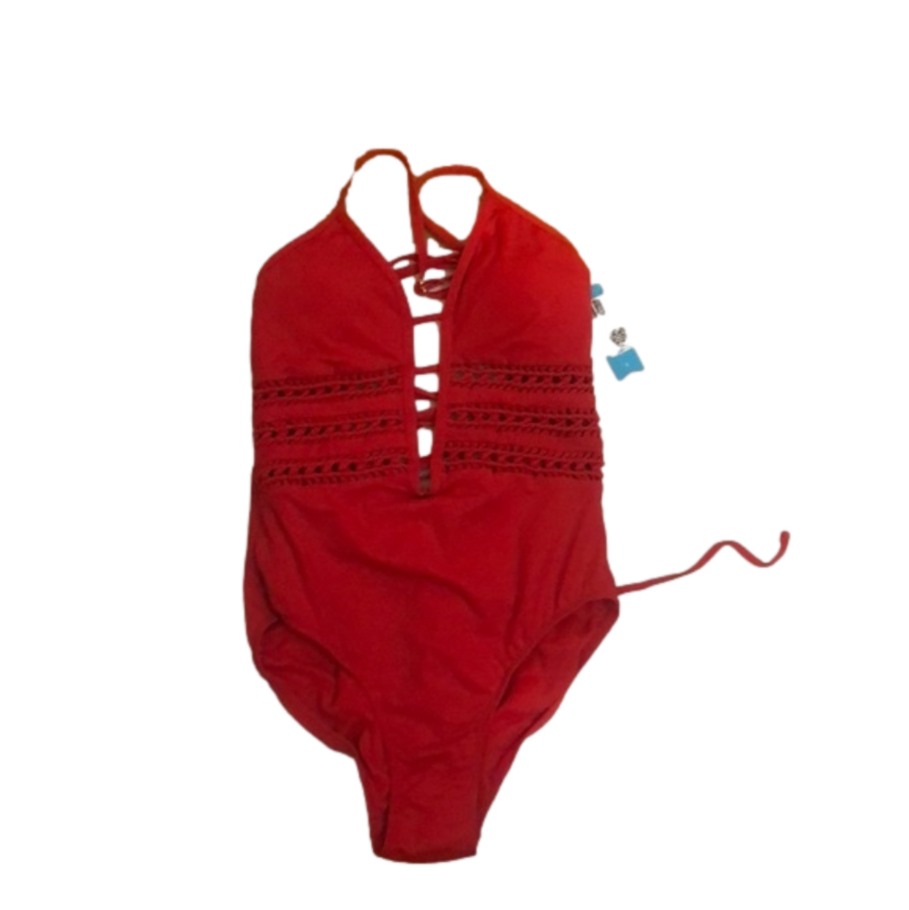 AMBRIELLE Red Women's Swimwear Size Small NWT